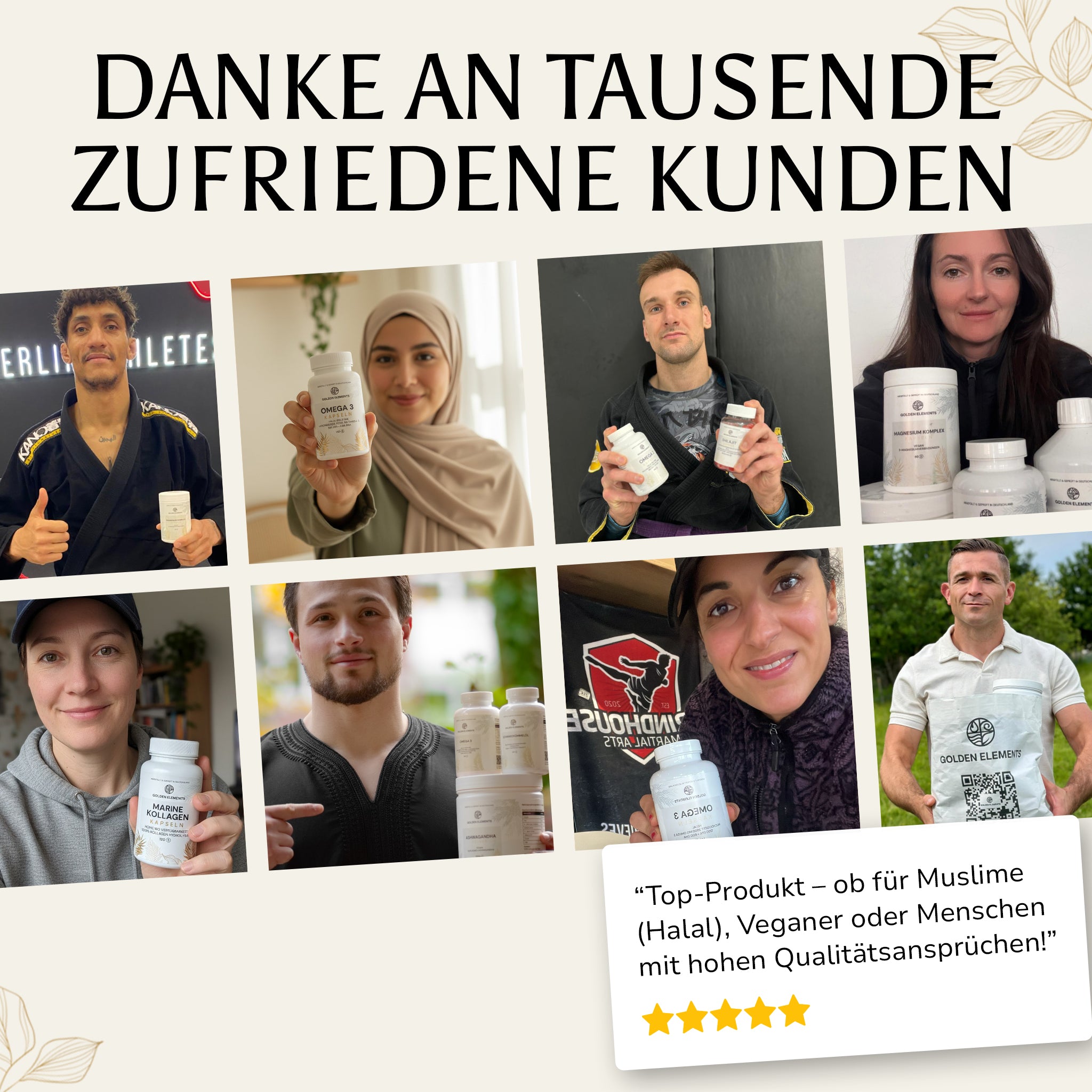 Golden Elements Löwenmähne Gummies – Kundenfotos, Erfahrungsberichte und Dank an zufriedene Käufer